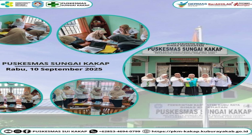 Monitoring dan Evaluasi JAGASAPTU Oleh Tim Dinas Kesehatan Kubu Raya (10/9)