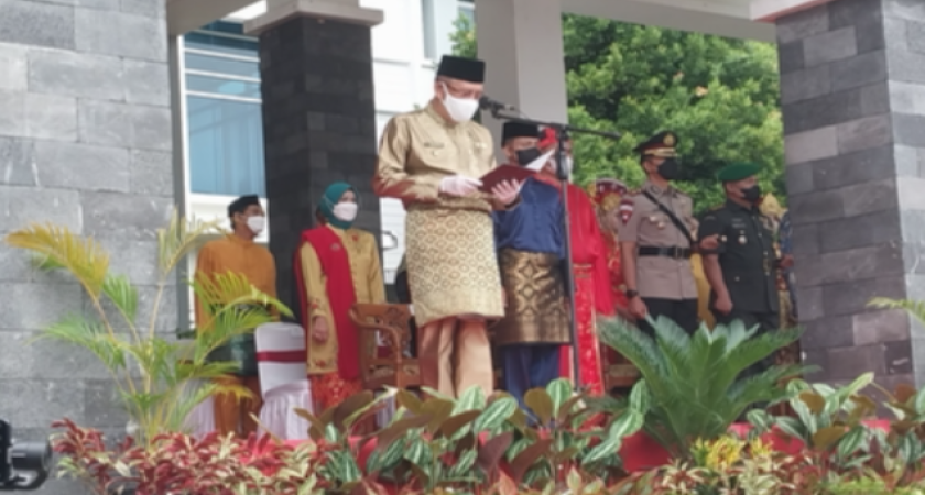 Pimpin Upacara HUT ke 15, Gubernur Sutarmidji Berharap Kubu Raya Terus 'Menanjak' Bangun Kalbar