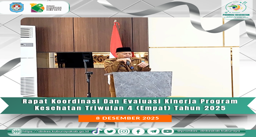 Rapat Koordinasi dan Evaluasi Kinerja Program Kesehatan Triwulan 4 Tahun 2025