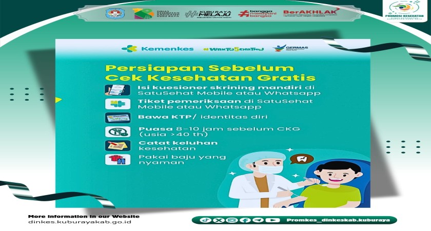 Persiapan Cek Kesehatan Gratis
