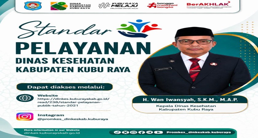 STANDAR PELAYANAN DINAS KESEHATAN KABUPATEN KUBU RAYA