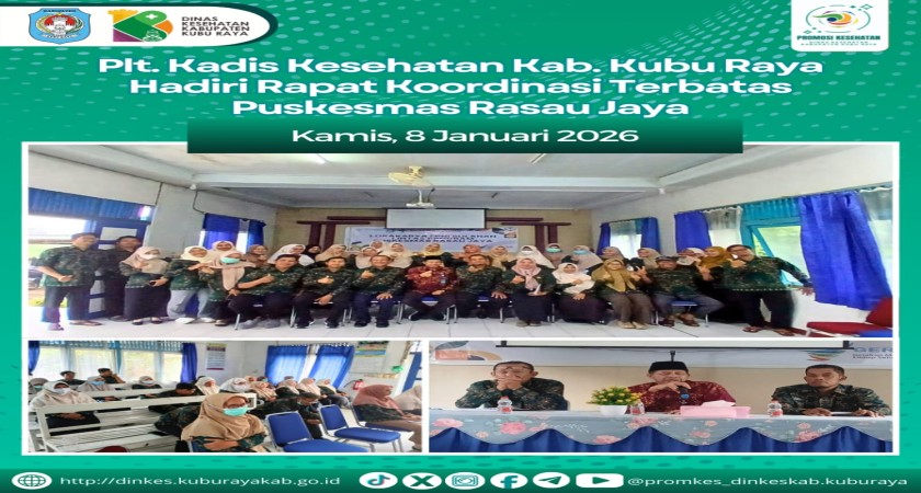 Rapat Koordinasi Terbatas Puskesmas Rasau Jaya