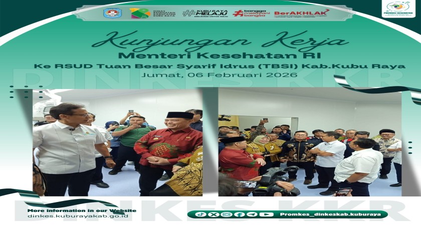 Menteri Kesehatan RI Kunjungi RSUD TBSI