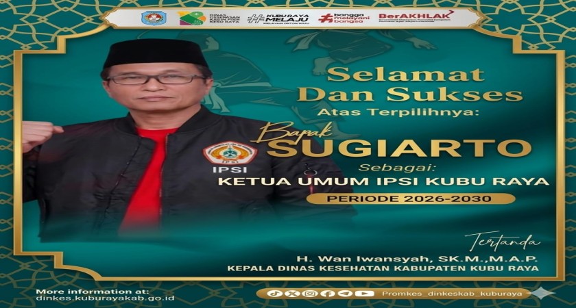 Selamat & Sukses atas Terpilihnya Bapak Sugiarto