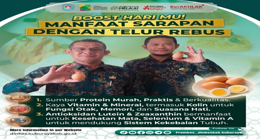 Manfaat Sarapan Dengan Telur Rebus