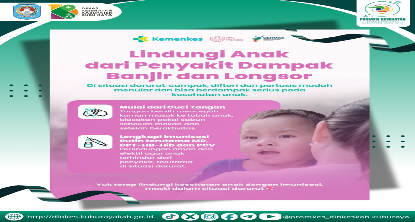 Lomdungi Anak Dengan Imunisasi Meski Situasi Darurat