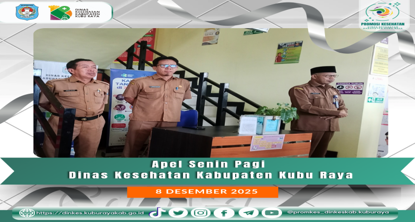 Apel Senin Pagi Dinas Kesehatan Kubi Raya