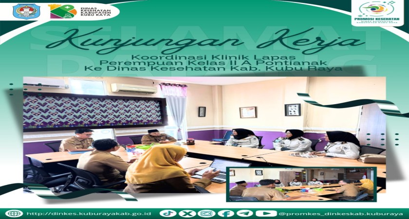 Kunjungan Kerja Koordinasi Klinik Lapas Perempuan Kelas II A Pontianak (Senin, 12 Januari 2026)