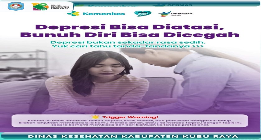 Depresi Bisa di Atasi, Bunuh Diri Bisa di Cegah (13/9)