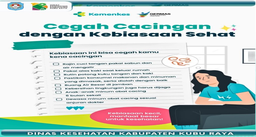 Cegah Cacingan dengan Kebiasaan Sehat (10/9)