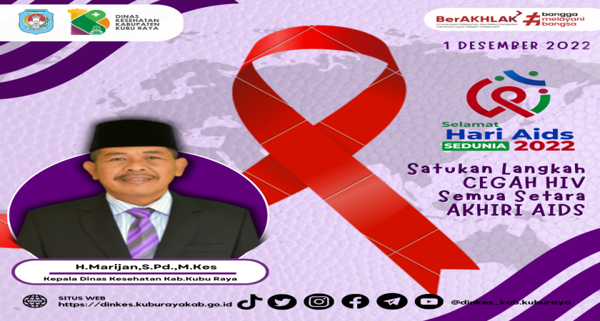 Hari AIDS SEDUNIA, 1 Desember 2022