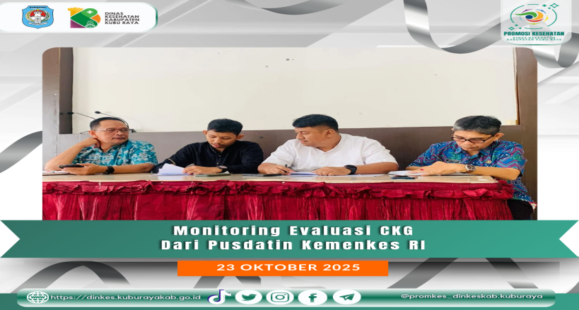 Monitoring Evaluasi CKG Dari Pusdatin Kemenkes RI