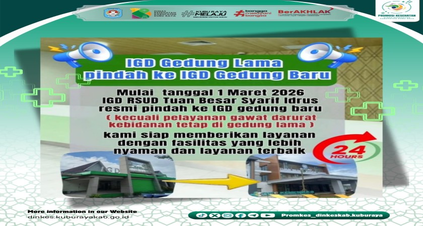 IGD RSUD TBSI PINDAH KE IGD GEDUNG BARU