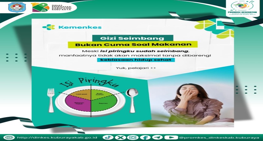 Gizi Seimbang Bukan Cuma Soal Makanan