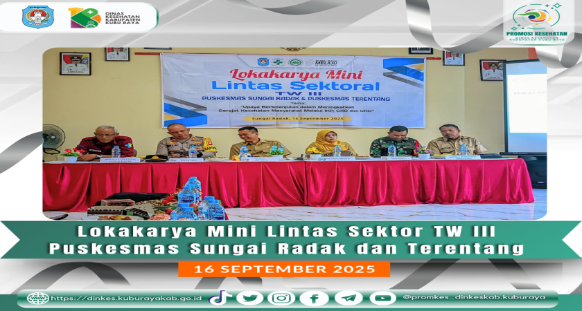 Lokakarya Mini Lintas Sekotral Pukeas Sungai Radak dan Puskesmas Tereng (16/9/25)