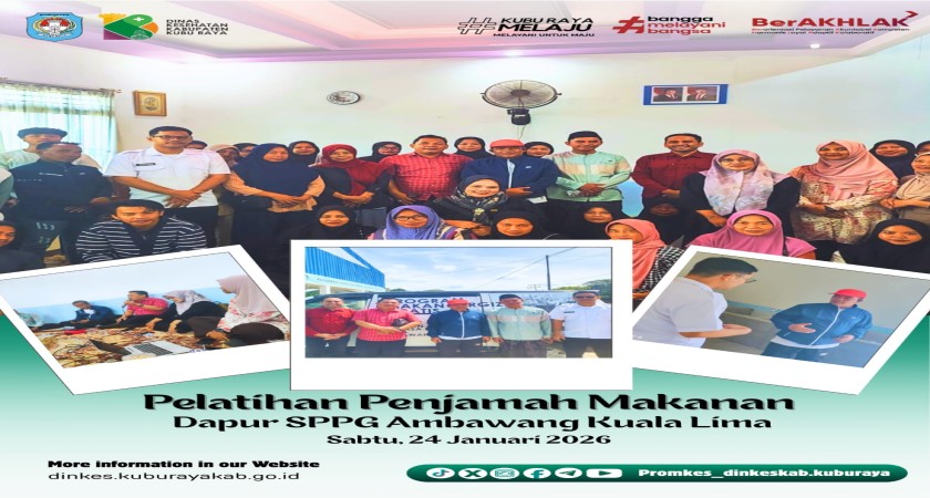 Pelatihan Penjajah Makanan, SPPG Ambawang Kuala Lima