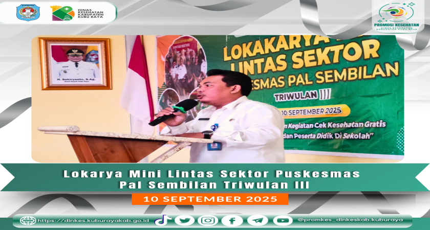 Lo karya Mini Lintas Sektor TW III Puskesmas Pal Sembilan (10/9)