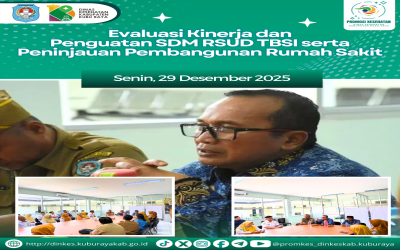 Kegiatan Evaluasi Pembangunan dan Penguatan SDM RSUD Tuan Besar Syarif Idrus
