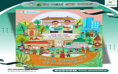 Program Cek Kesehatan Gratis (CKG) telah genap satu tahun hadir melayani masyarakat.