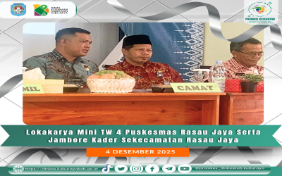 Lokmin TW IV Puskesmas Rasau Jaya Serta Jbore Kader Sekecamatan Rasau Jaya