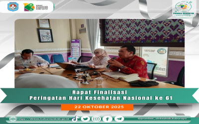 Rapat Finalisasi Peringatan Hari Kesehatan Nasional ke 61