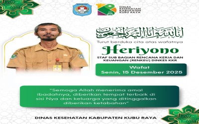 Turut Berduka Cita  Atas Wafatnya Bpk. Heriyono, Staf Sub Bagian Rencana Kerja dan Keuangan (Renkeu),