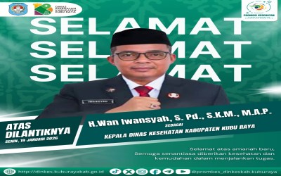 Ucapan Selamat Kepala Dinas Kesehatan Kabupaten Kubu Raya Tahun 2026