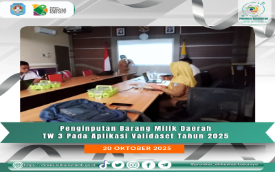 Kegiatan Penginputan Barang Milik Negara (BMD) TW 3 Tahun 2025