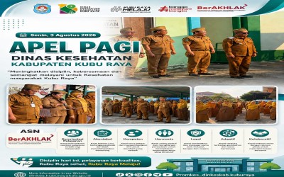 Apel Pagi Dinas Kesehatan Kabupaten Kubu Raya