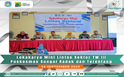 Lokakarya Mini Lintas Sekotral Pukeas Sungai Radak dan Puskesmas Tereng (16/9/25)