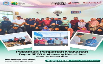 Pelatihan Penjajah Makanan, SPPG Ambawang Kuala Lima